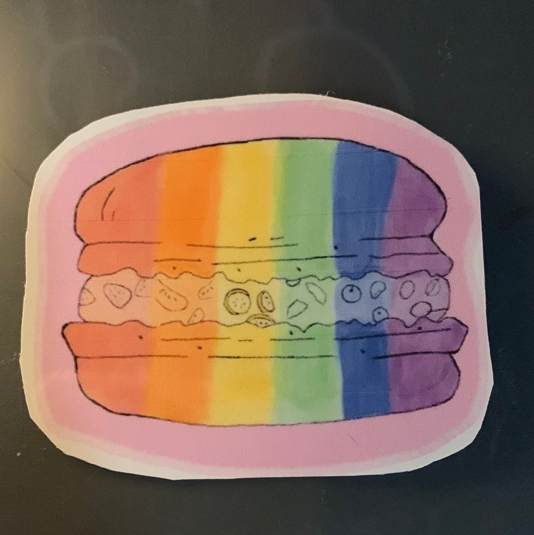 Macaron sticker